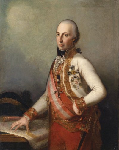 Field Marshal Archduke Charles in Uniform with the Grand Cross of the Military Order of Maria Theresa and the Insignia of a Grand Master of the Teutonic Order by Unbekannt Unbekannt